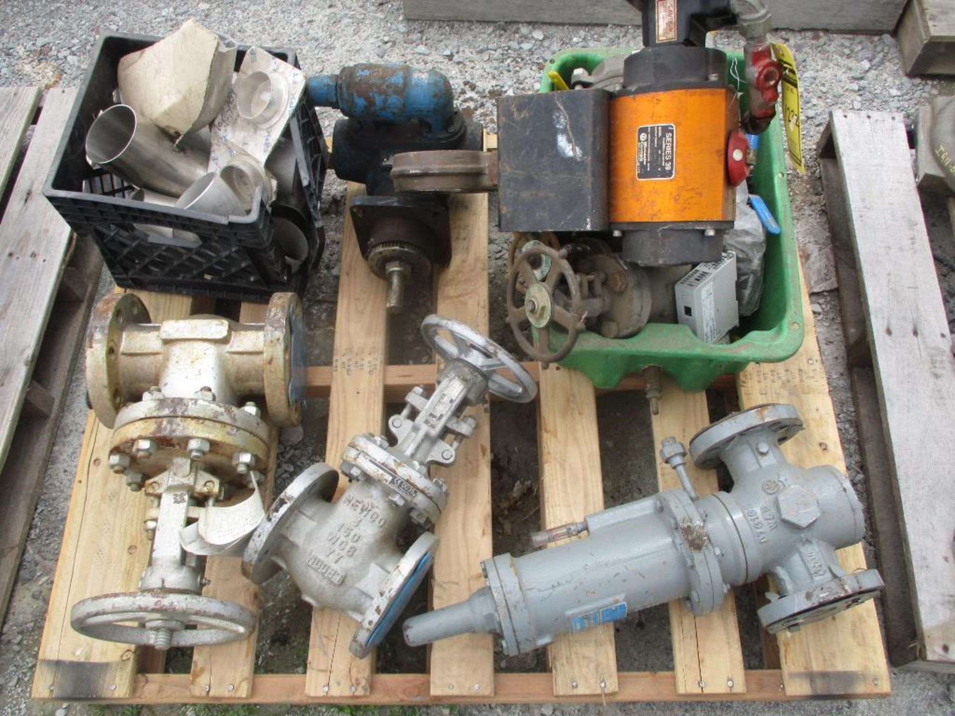 (1) Pallet of Misc. Valves & Viking Pump