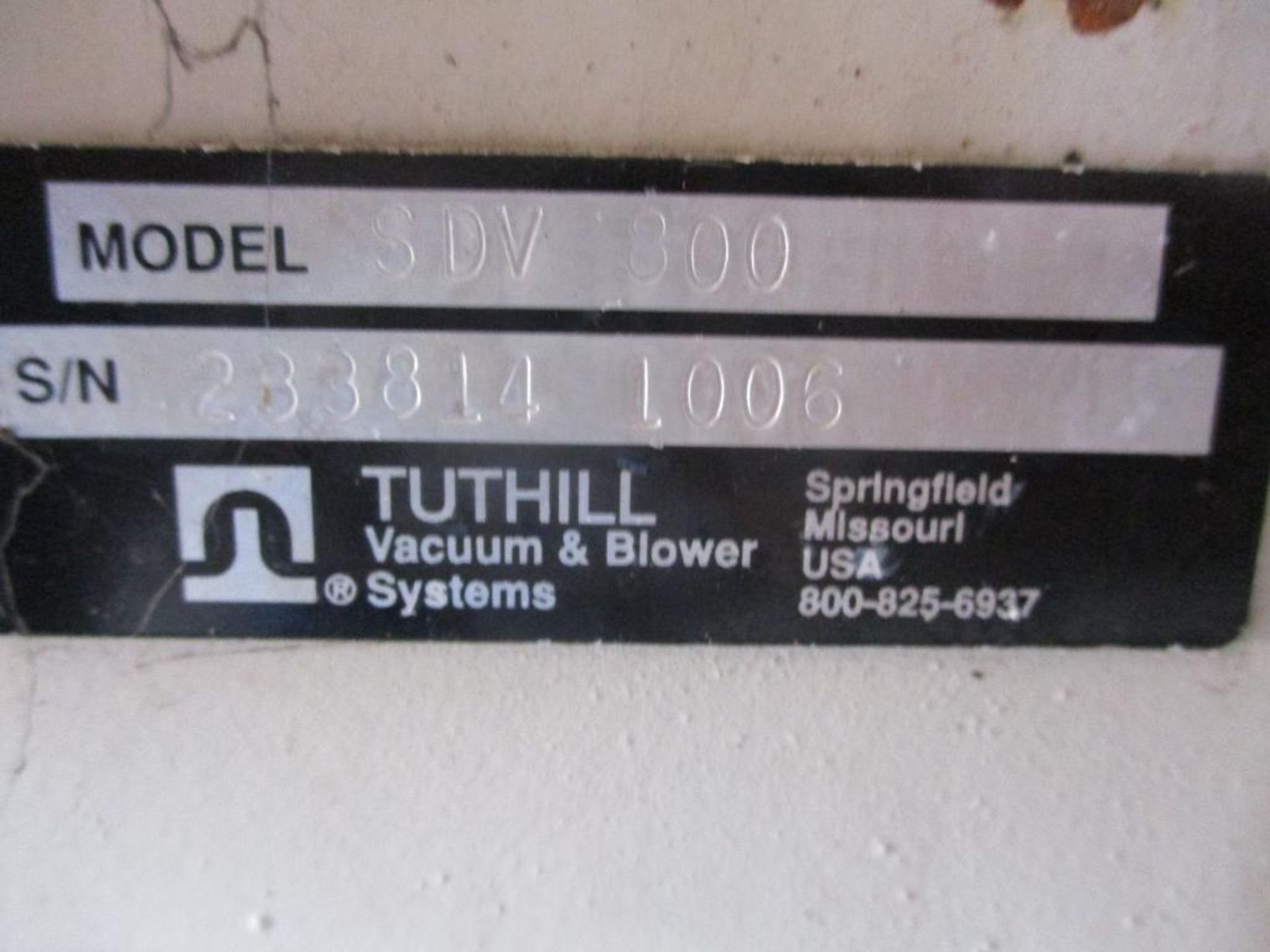 Tuthill Blower, Model 5DV800 - Image 4 of 4