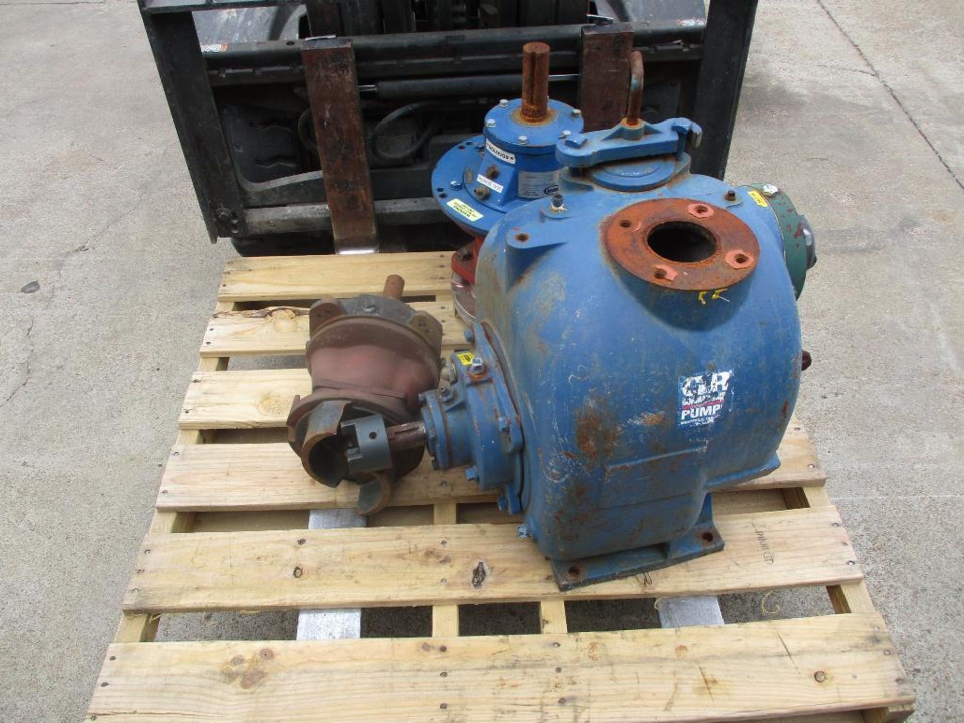 Pallet w/ (1) T-Series Gorman Rupp Pump & (2) Gorman Rupp Rotating Assemblies - Image 3 of 3