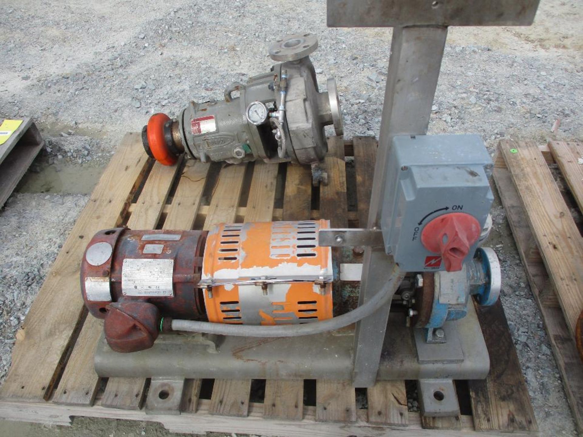 (1) Goulds 1x1-1/2x6 316 SS Pump w/ 1HP Motor, (1) Durco 2x3x10A 316 SS - Image 4 of 4