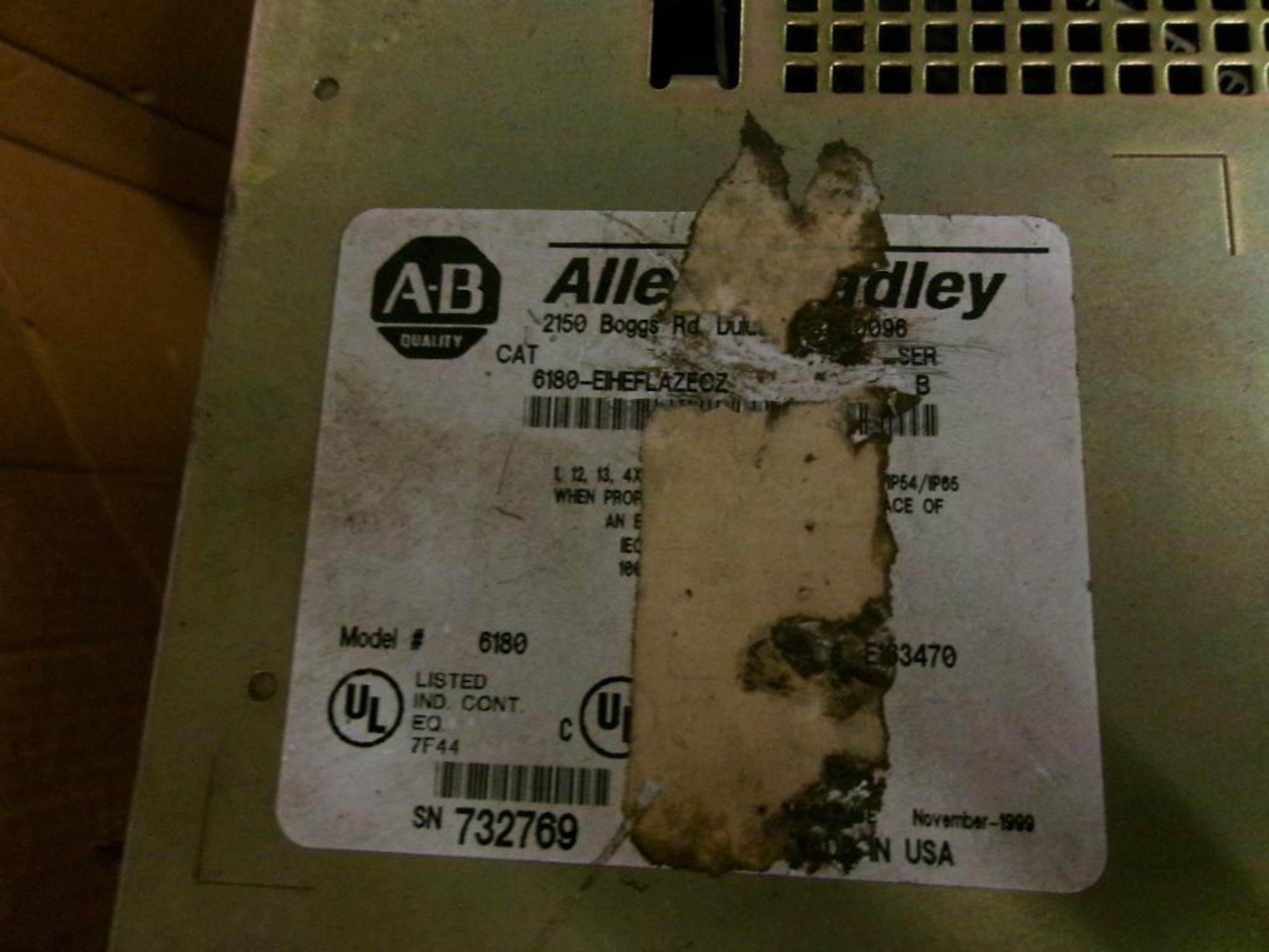 Allen-Bradley Monitor, 6180-E1HEFLAZECZ (Used) - Image 3 of 5