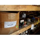 Contents of Shelf G-1-4 & G-2-4; Electric Motor, Asco Valves, Moore, Foxboro, Fuses, Transmitter, Po