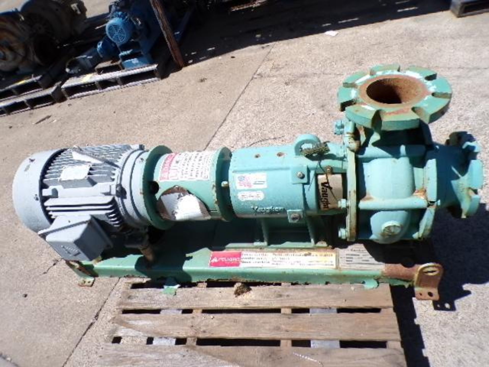 Vaughn Pumps w/ 20HP Motor, Model HSC6EMCS, 1200 RPM (Used) - Image 2 of 3