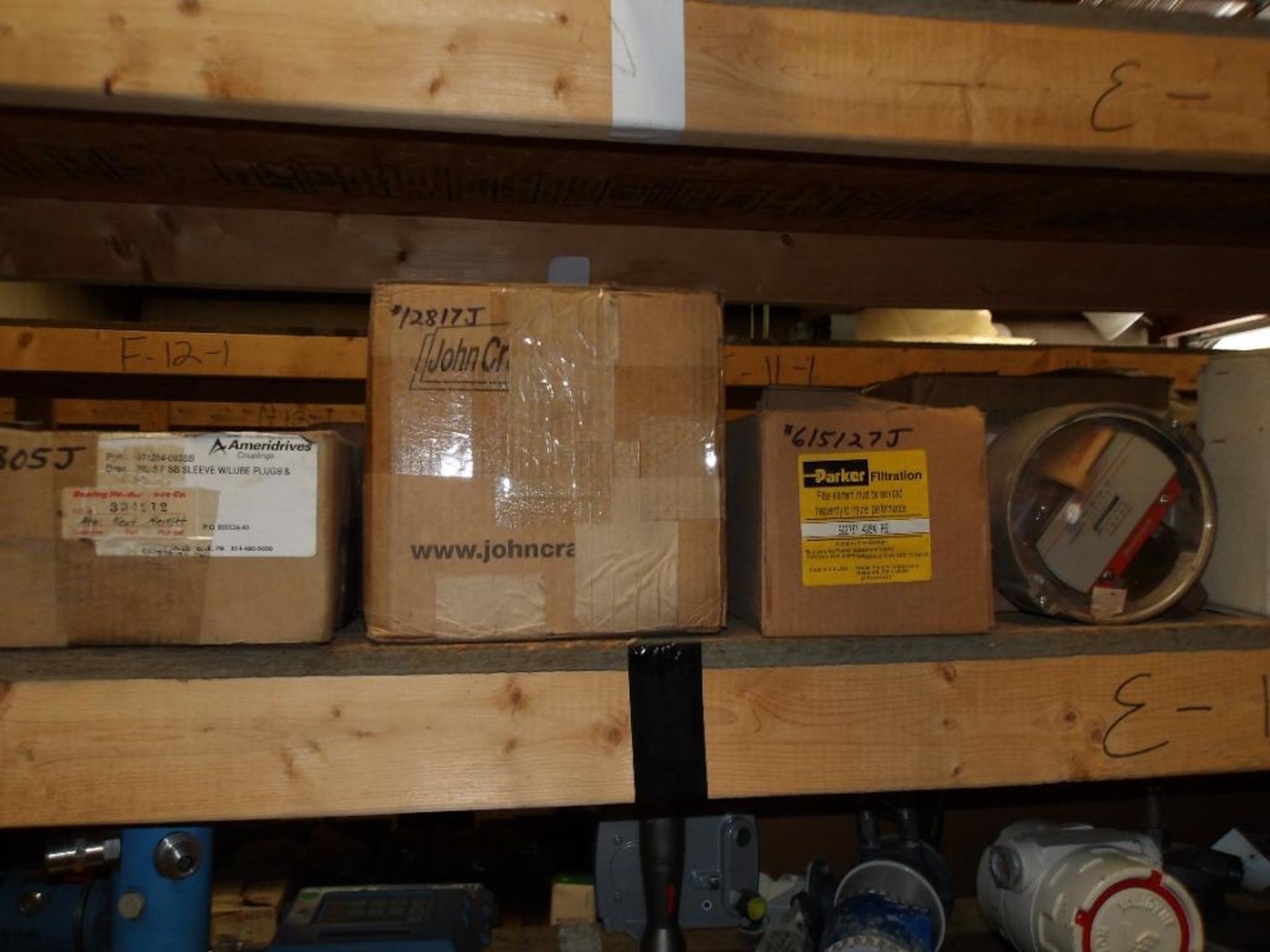 Contents of Shelf E-11-2 & E-12-2; Seals, Pulse Pump, Cutler Hammer, ASCO Valves, Gates Belts, Festo - Image 5 of 6