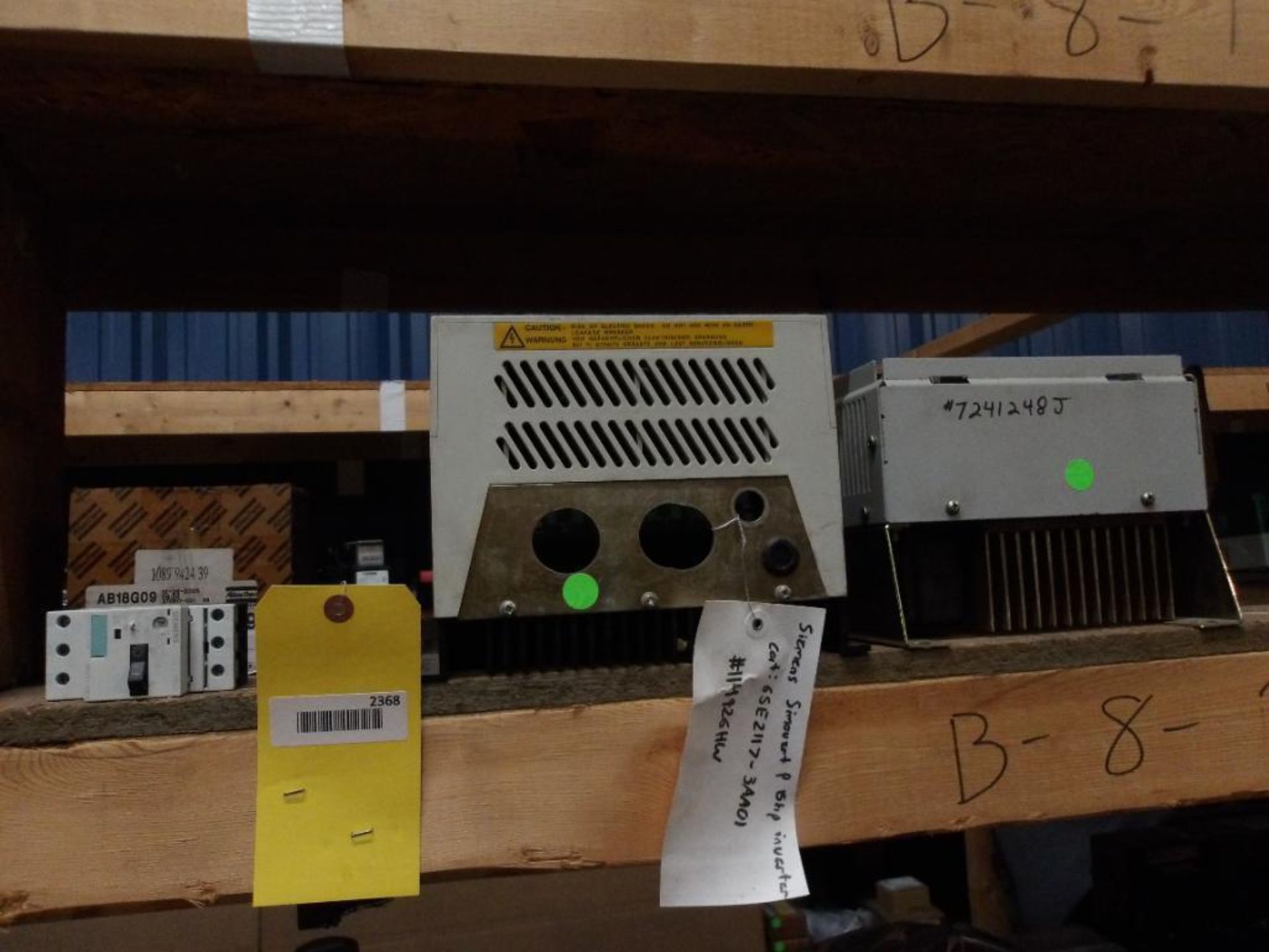 Contents of Shelf B-7-2 & B-8-2; Allen Bradley Drive, Eaton, Foxboro, Square D Parts, Cutler Hammer, - Image 2 of 12