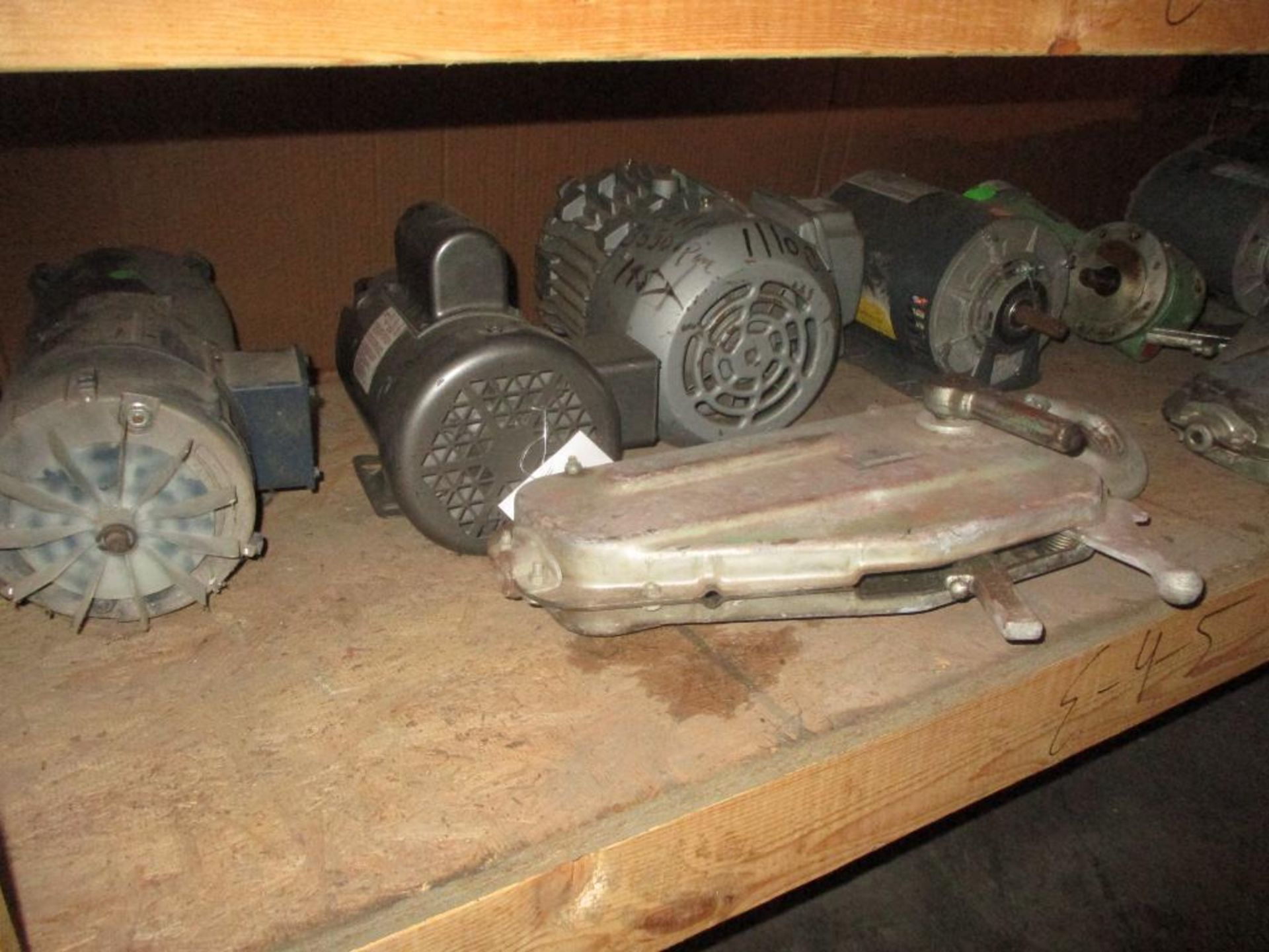 Contents of Shelf E-3-5 & E-4-5; (10) Electric Motors, Leeson, Reliance, Marathon, Siemens, Baldor, - Image 6 of 12