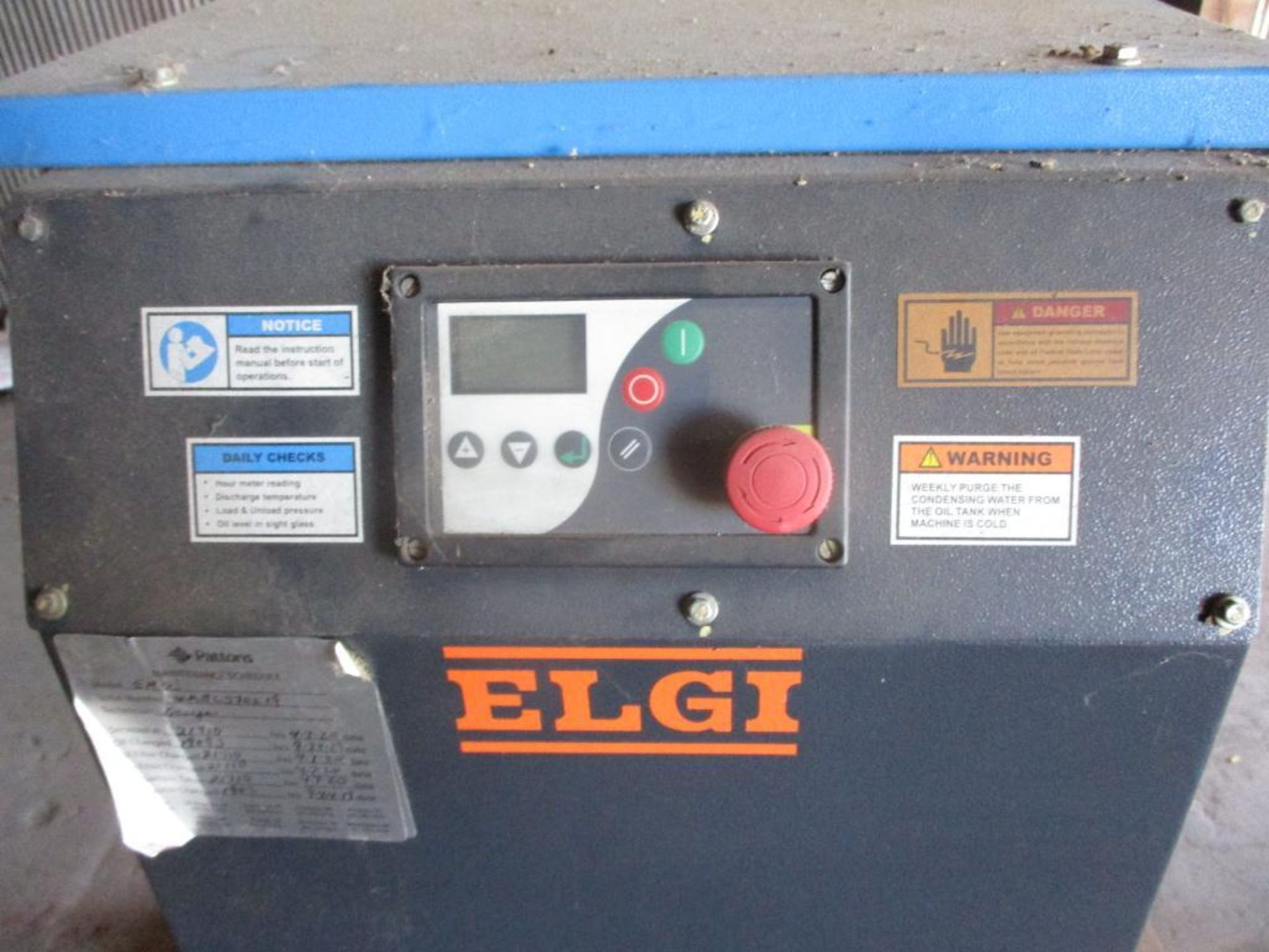 ELGi EN5-125 Air Compressor, 5.5 KW Motor, Rated Press. 125 PSI, 230/460 V - Image 2 of 7