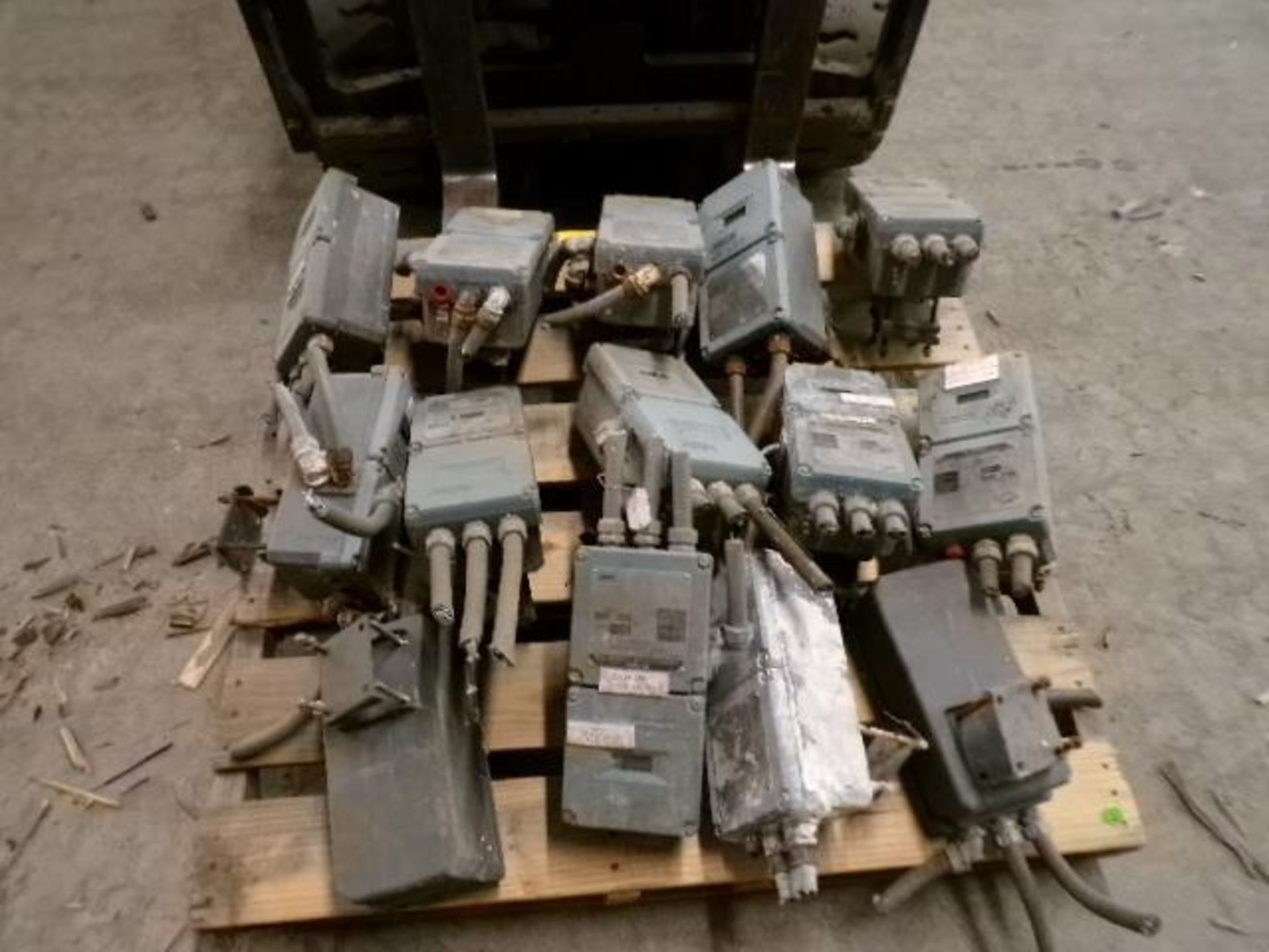 Pallet of Assorted Foxboro Transmitters (Used)