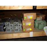 Contents of Shelf B-5-5 & B-6-5; Valves, Krohne Transmitter, Motor, A&B, Eaton, Allen Bradley, Foxbo