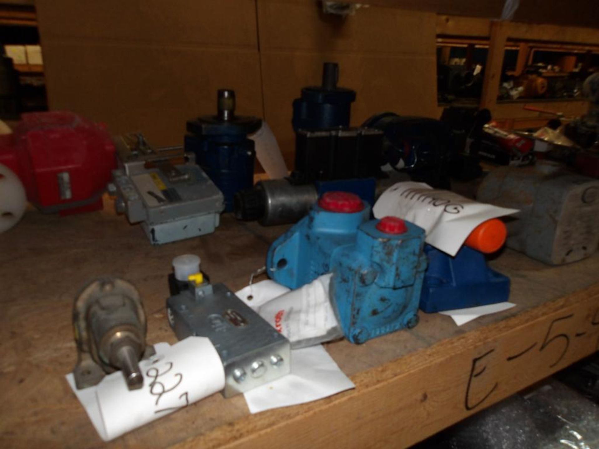 Contents of Shelf E-5-4 & E-6-4; Endress & Hauser, Fisher, Rexroth, DFC Hydraulic Motor, Eaton, Char - Image 4 of 6