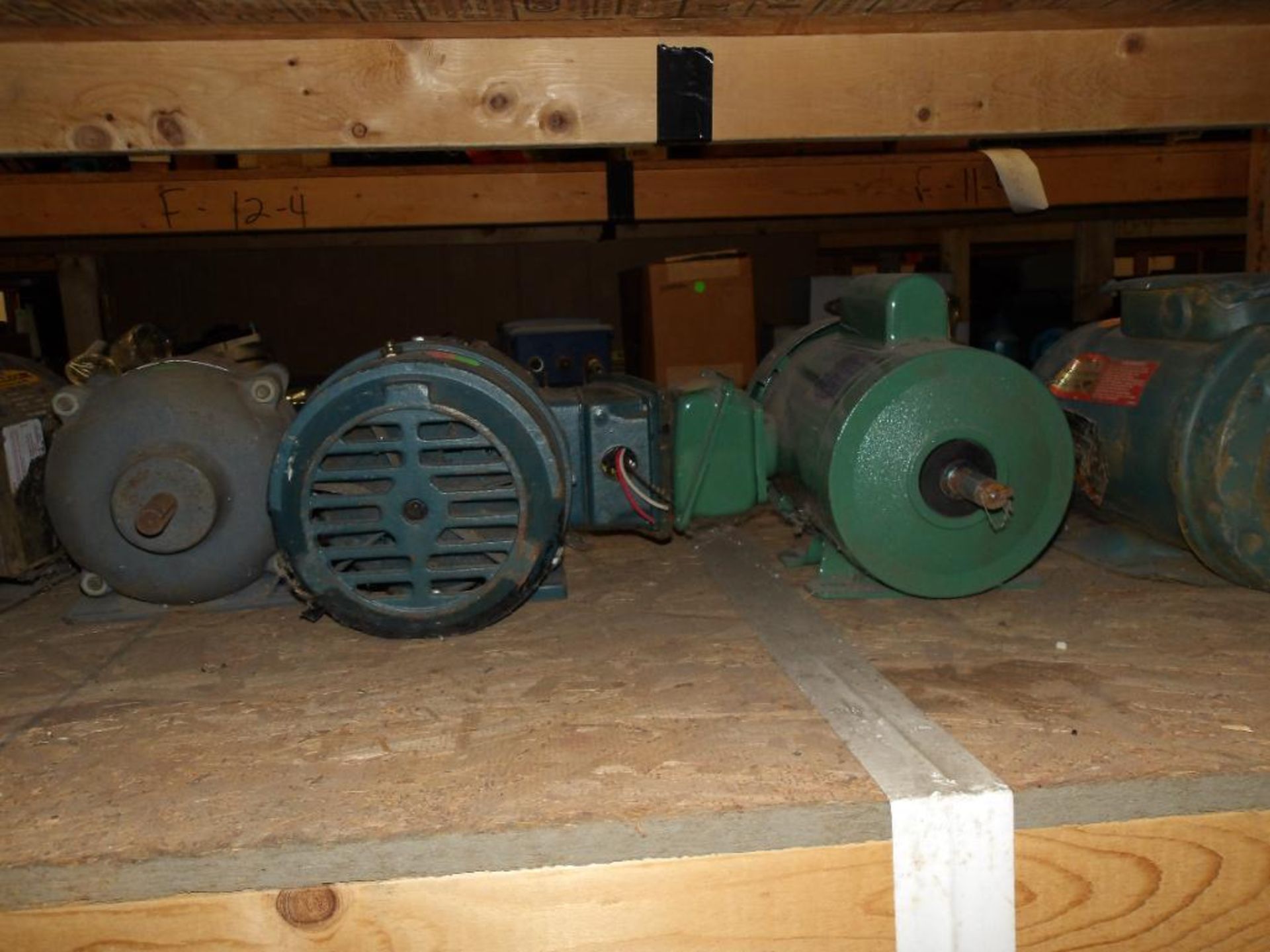 Contents of Shelf E-11-5 & E-12-5; Electric Motors, Baldor, Leeson, GE, Siemens, Westinghouse, Relia - Image 5 of 6