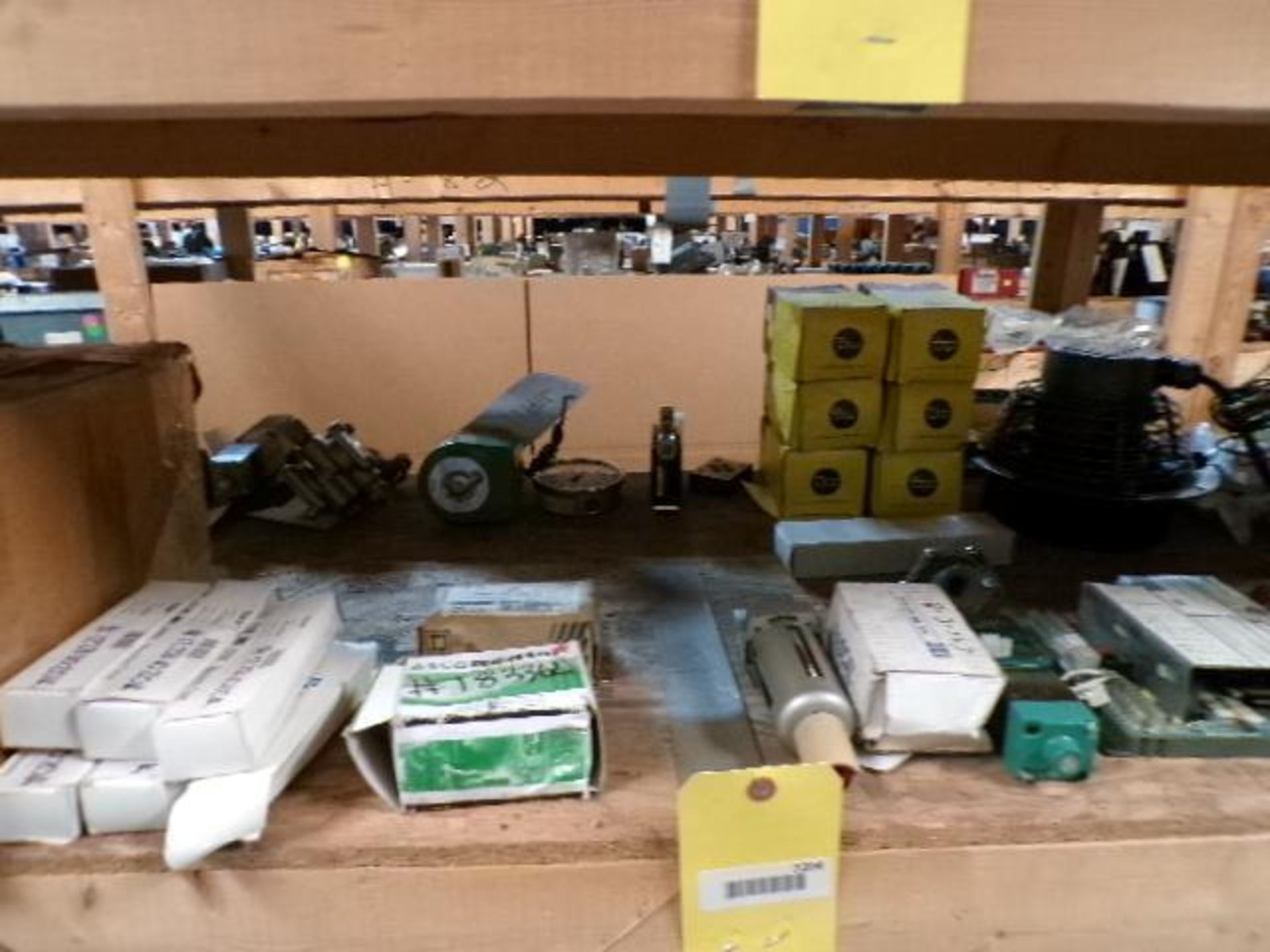 Contents of Shelf I-8-3-I-9-3, Electric Motors, Solenoid Valves, Push Buttons, Fan, Pneumatic Actuat - Image 2 of 6