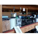 Contents of Shelf I-2-3-I-3-3; Breakers, Micro Switch Allen Bradley, Siemens Omron, Honeywell, Mac,