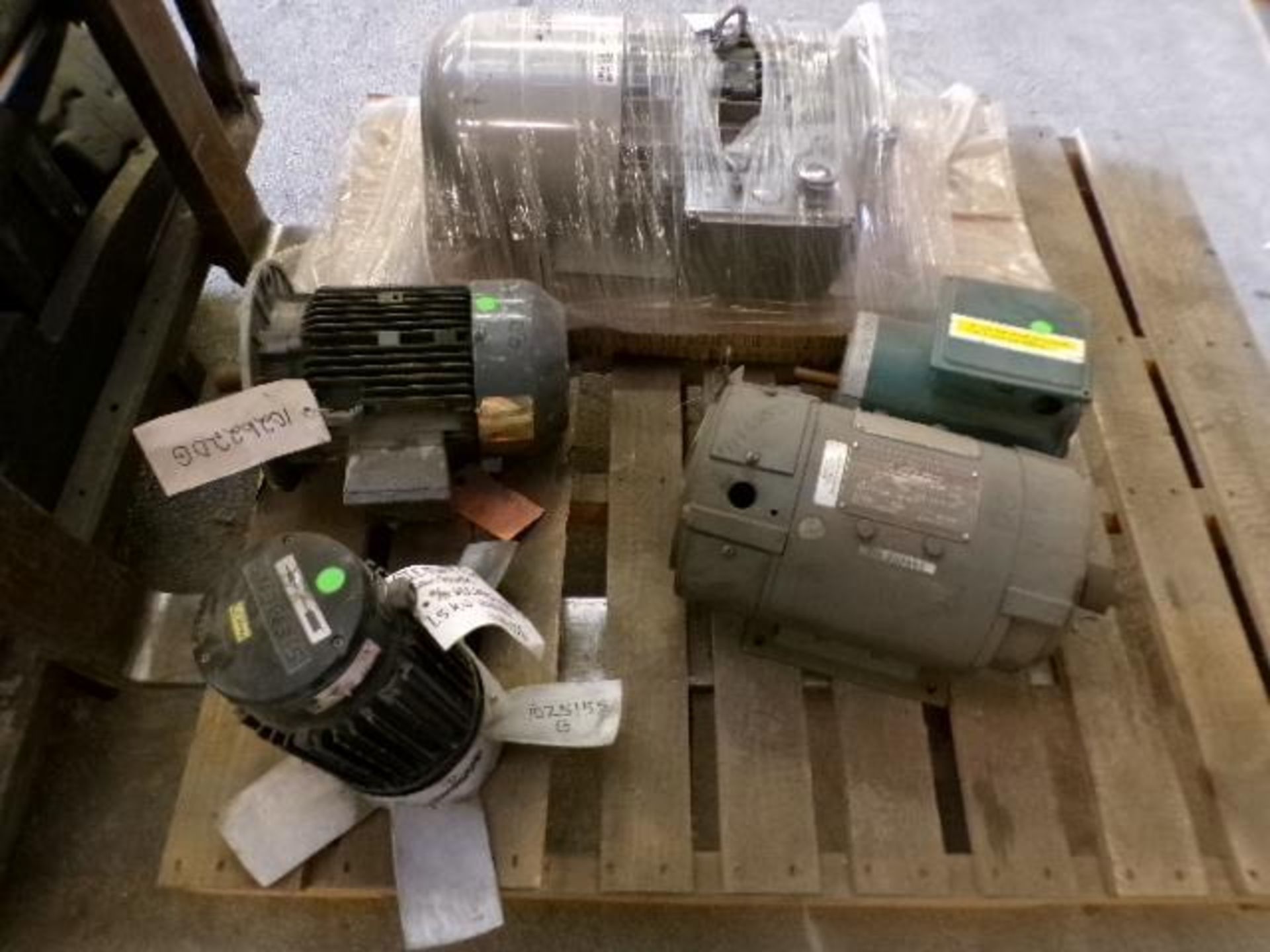 Assortment of Electric Motors, 1HP, 1750 RPM, 7.5HP, 1770 RPM (New & Used)