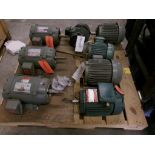 Pallet of Various Electric Motors (New & Used)