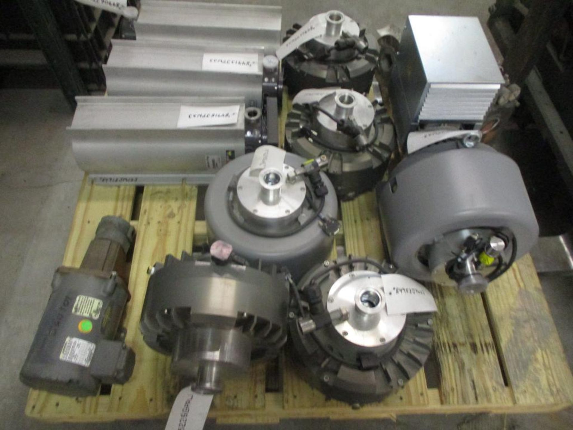(5) Agilent Pump Module Assemblies, (3) Edwards Vacuum Pumps, (1) Agilent Dry Vacuum Pump, (1) Actua