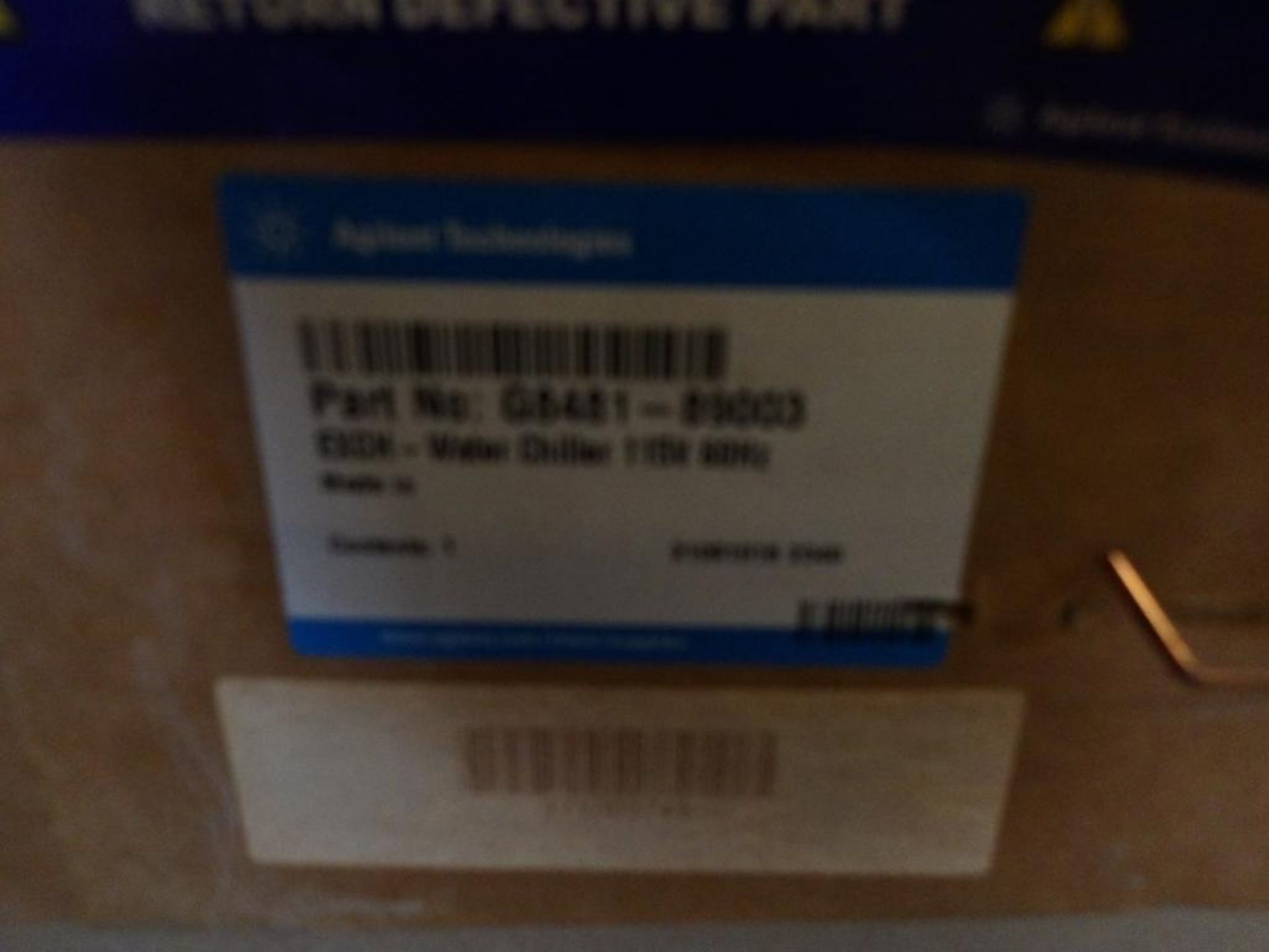 Agilent Technologies Water Chiller, Model G8981A, S/N 171003745 (New) - Image 8 of 8