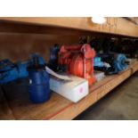 Contents of Shelf H-4-5 & H-5-5; Reliance Electric Motor, Flow Tube, AvTron, Viking Pump Valve, Endr