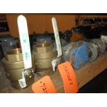 Contents of Shelf D-5-5 & D-6-5; Brass & Stainless Valves, Fairbanks, Powell, FNW, Delval Butterfly