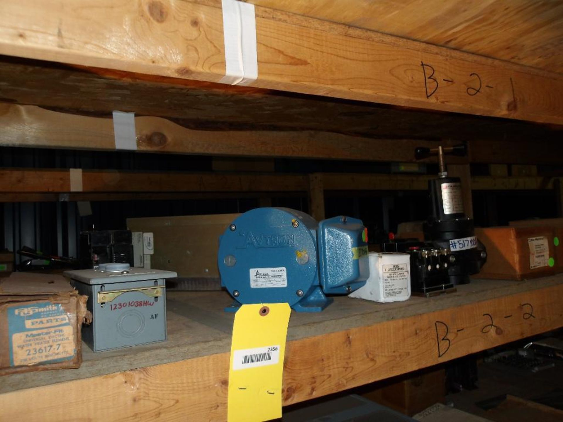 Contents of Shelf B-1-2 & B-2-2; Foxboro Flow Meters, Avtron, Starter, Cutler Hammer, Goulds Modicam - Image 2 of 7