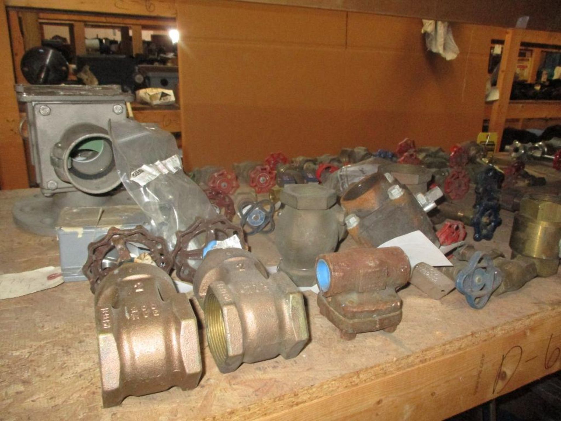 Contents of Shelf D-5-4 & D-6-4; Brass Valves, Stainless Valves, Jenkins, Fisher, Durco, American, & - Image 6 of 6