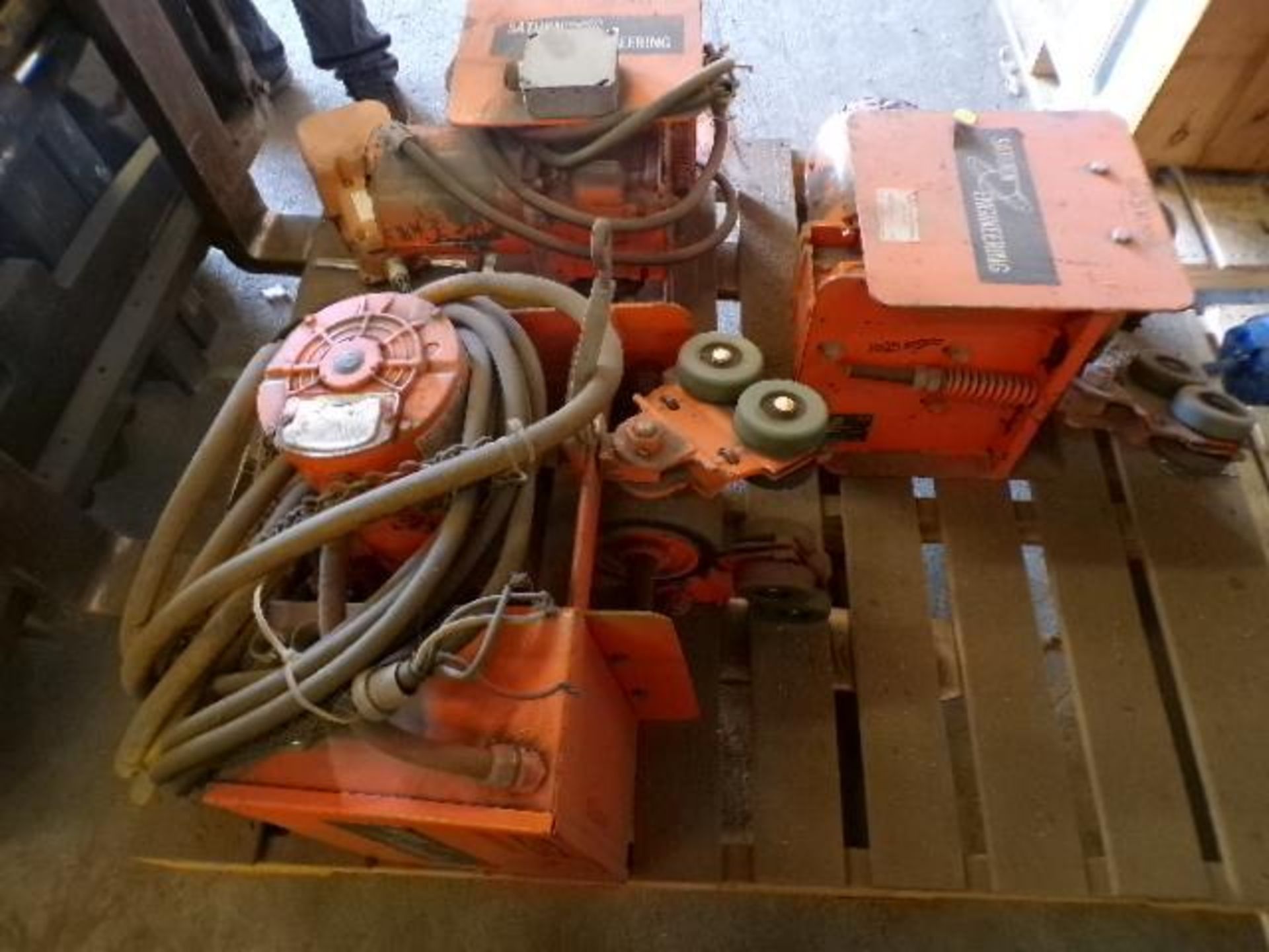 (3) Saturn Engineering Hoist Motors (Used)