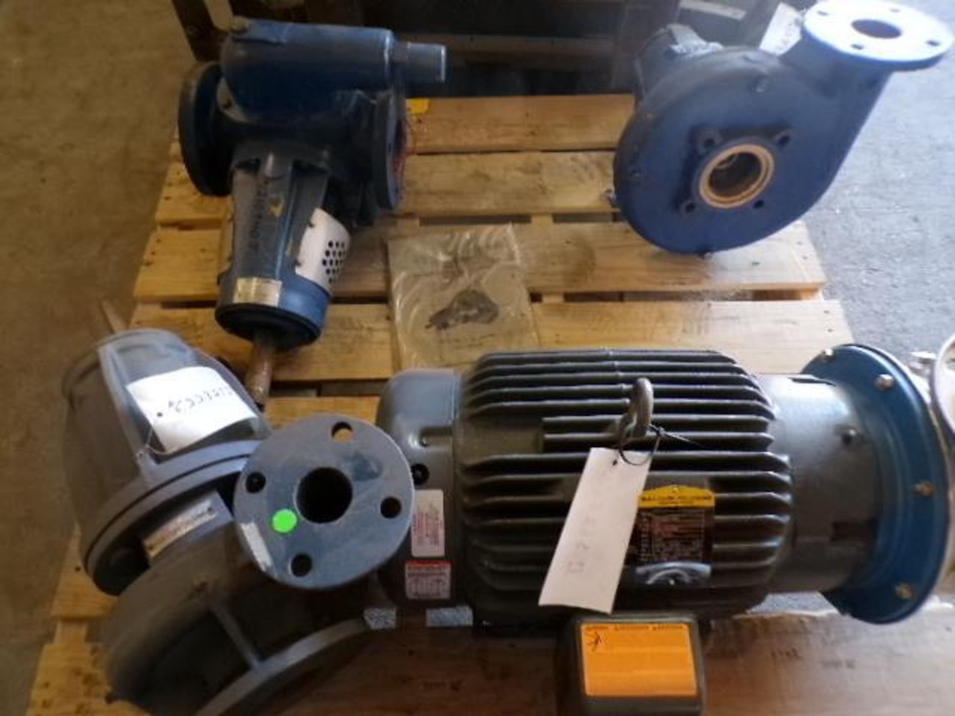 Pallet w/ (4) Assorted Pumps; (1) Goulds Pump, (1) Aurora Pump, (1) Griswold Pump, & (1) Rotan Pump - Image 2 of 3