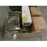 (2) Boxes of Goulds Pump Parts, ABB ACS 600 Drive, Magnetek GPD515 Drive