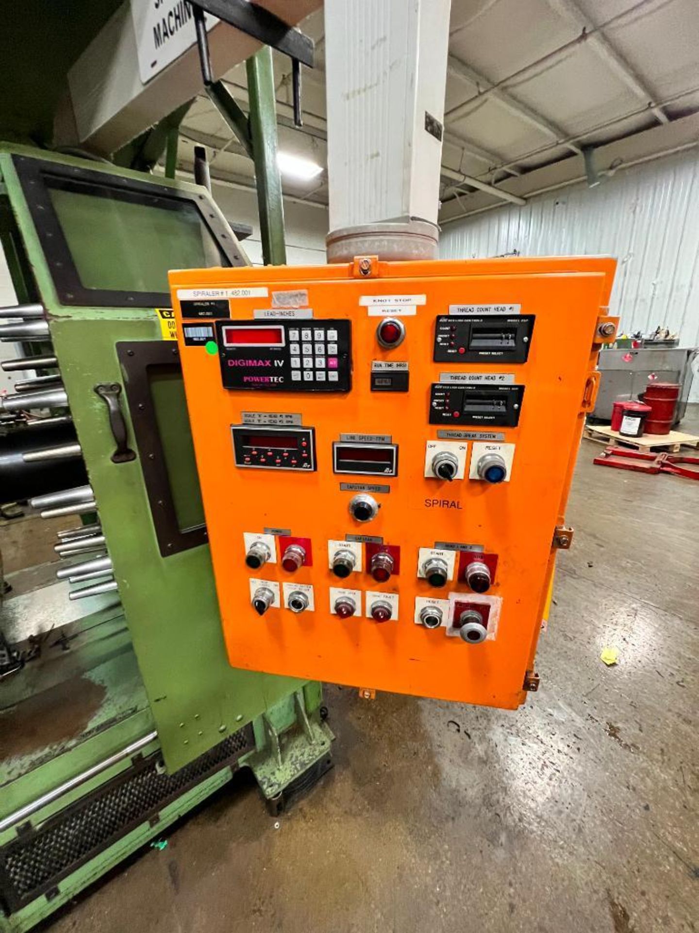 Sydney Tool & Die Spiral Machine, Model 31685, S/N 1048, w/ Powertec Digimax IV Control Panels, & Bo - Image 3 of 15