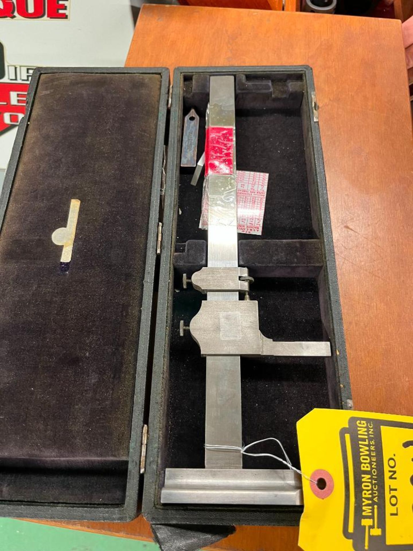 Starrett No. 254 Master Vernier Height Gage w/ 12" Vernier Caliper - Image 2 of 4