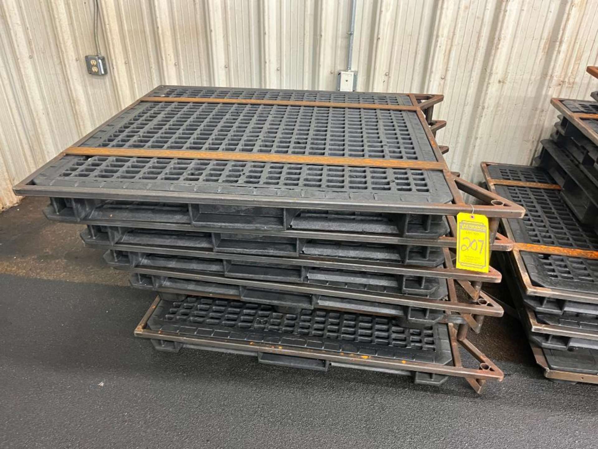 (2) Stacks of Steel Stackable Frames, 50