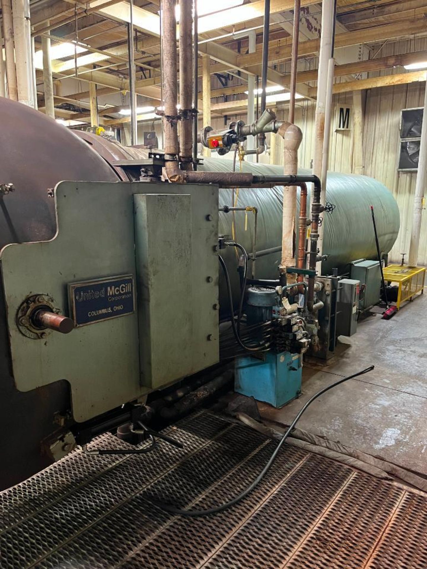 1994 United Mcgill Autoclave System - Hercules Boiler/Pressure Vessel, 650 Deg. F Capacity, Auto Fee - Bild 12 aus 12