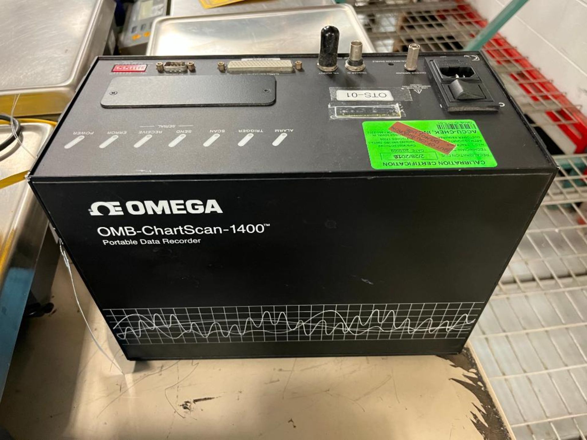 Omega Omb-Chartscan-1400 Portable Data Recorder, S/N 631.044, 16-Channel - Image 2 of 5