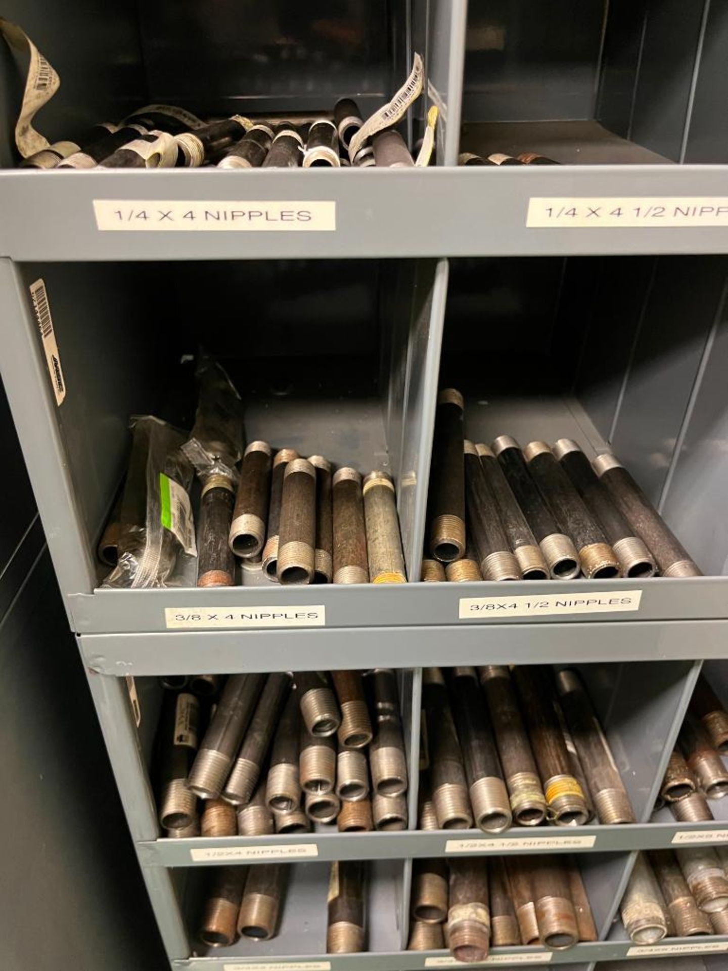 Contents of Maintenance Repair Room; Electrical Wire, Fittings, Chain, Breakers, Relays, Plug Ends, - Image 33 of 65