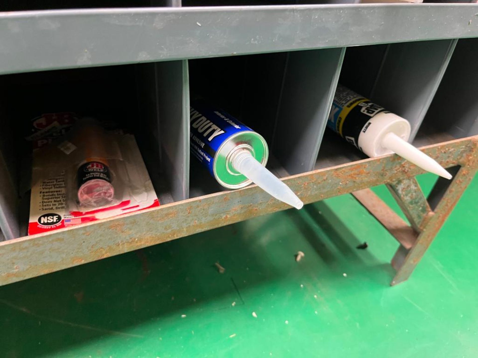 Contents of Maintenance Repair Room; Electrical Wire, Fittings, Chain, Breakers, Relays, Plug Ends, - Image 28 of 65