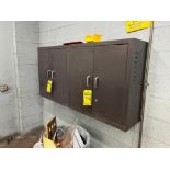 (2) Storage Cabinets w/ Assorted Grinding Stones