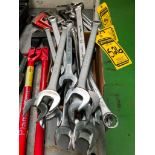 Box of Assorted Size Wrenches