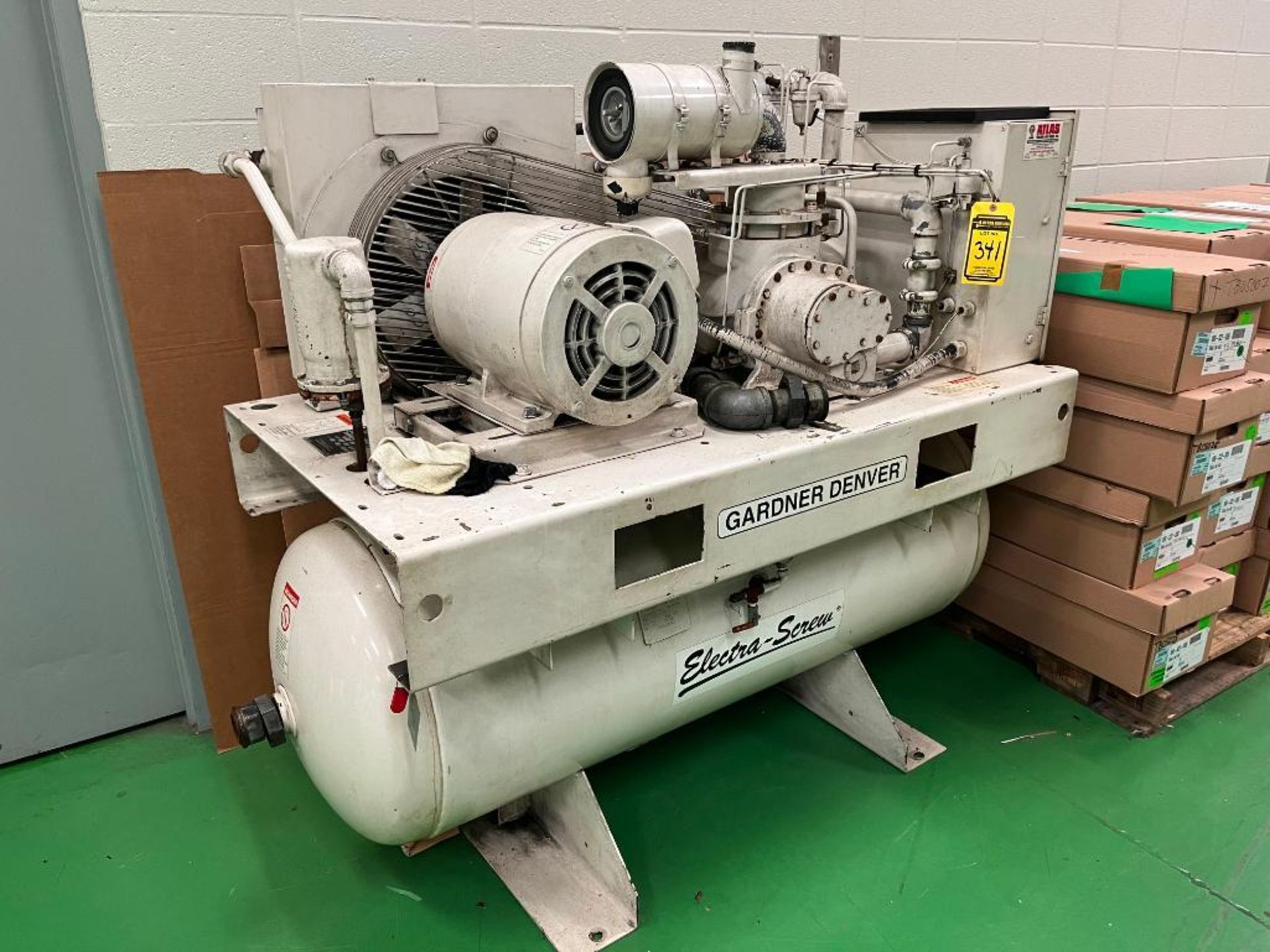 1994 Gardner Denver Electra-Screw Compressor, Model EBEREF, S/N U11574, 3-Phase, 460 Volt, 60 HZ, 12