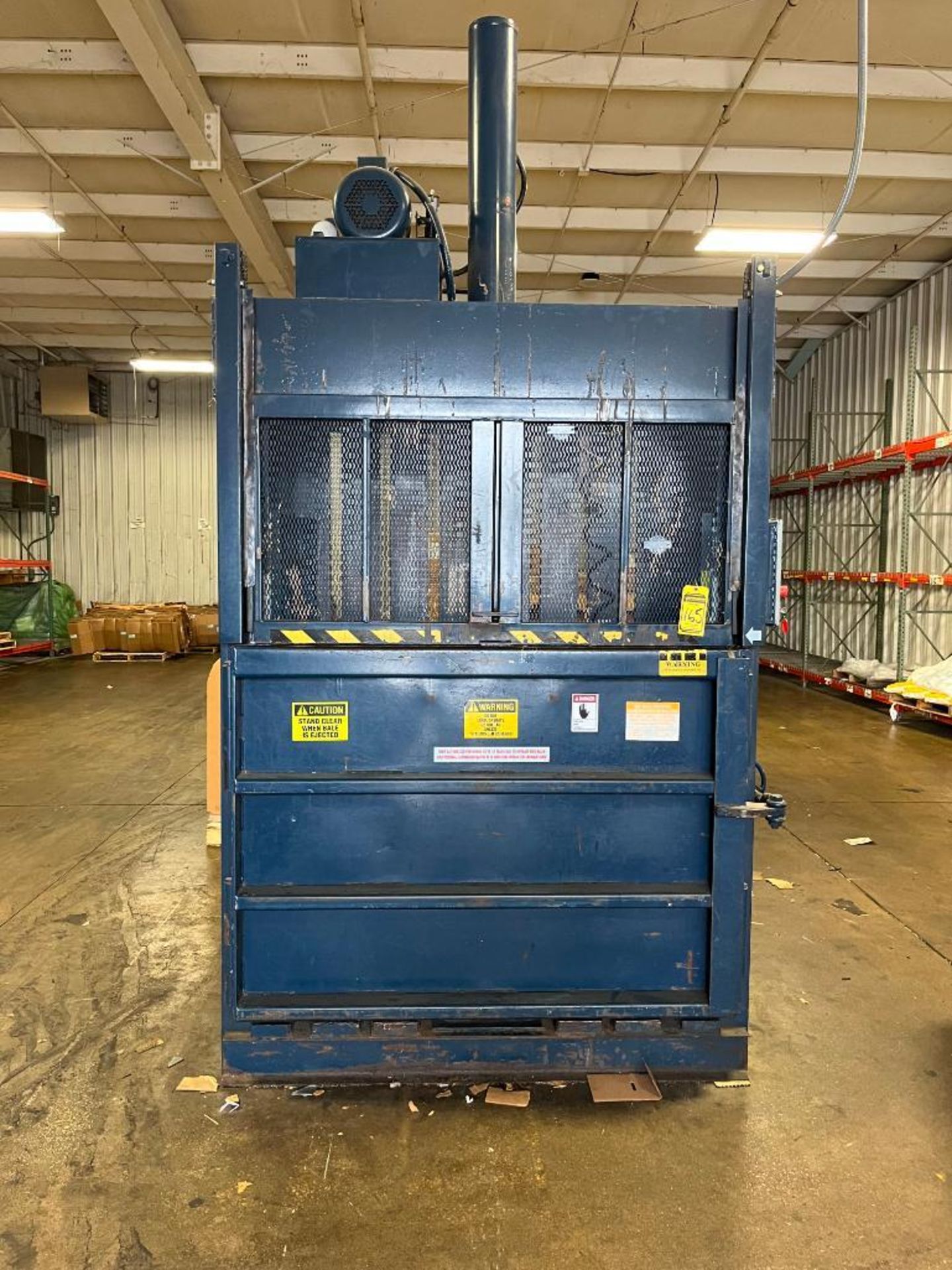 Cram-A-Lot Vertical Cardboard Baler, Model BD-60-LA, S/N BD12070-08