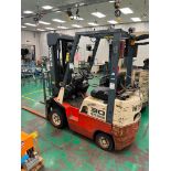 Nissan 5,000 LB. Forklift, Model CPJ01A15PV, S/N CPJ01-9N4048