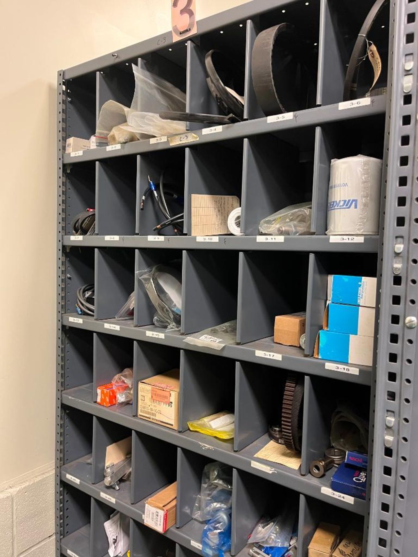 Contents of Maintenance Repair Room; Electrical Wire, Fittings, Chain, Breakers, Relays, Plug Ends, - Image 14 of 65