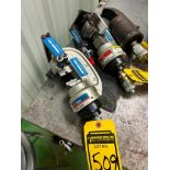 (3) Hydraulic Crimpers, (2) Izumi 16B Hydraulic Crimper Remote Heads, 10,000 PSI, (1) Tyco Electroni