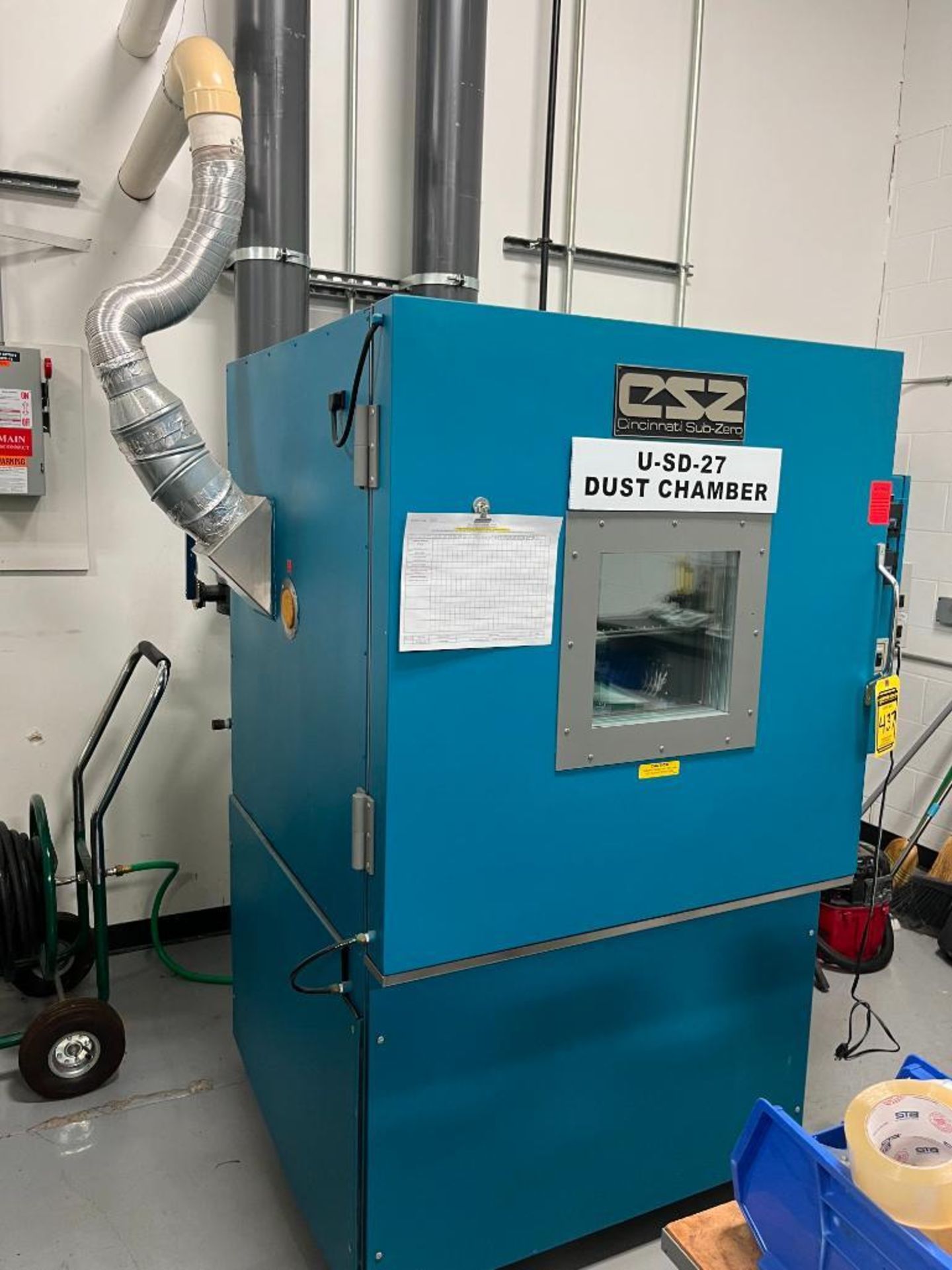 Cincinnati Sub-Zero U-SD-27 Dust Chamber, S/N 07-US14573, Gralab 173 Timer, 115V, 60HZ, 1PH, 1A - Image 6 of 7