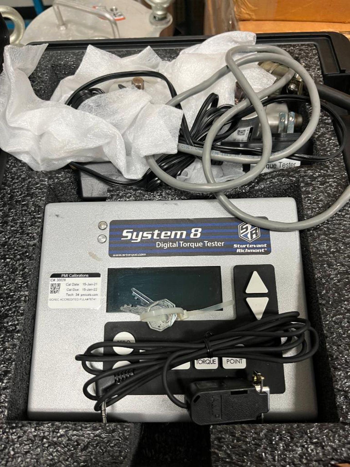 Sturtevant Richmont System 8 Digital Torque Tester, Model 10600, S/N 30028, Input: 6 VDC - Image 2 of 3