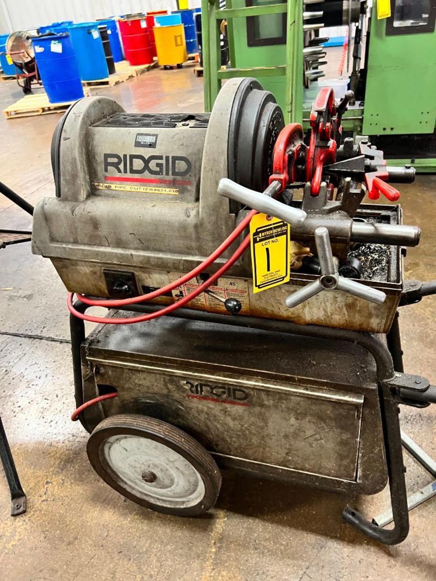 Ridgid Threading Machine, Model 1822-1, S/N EA04493