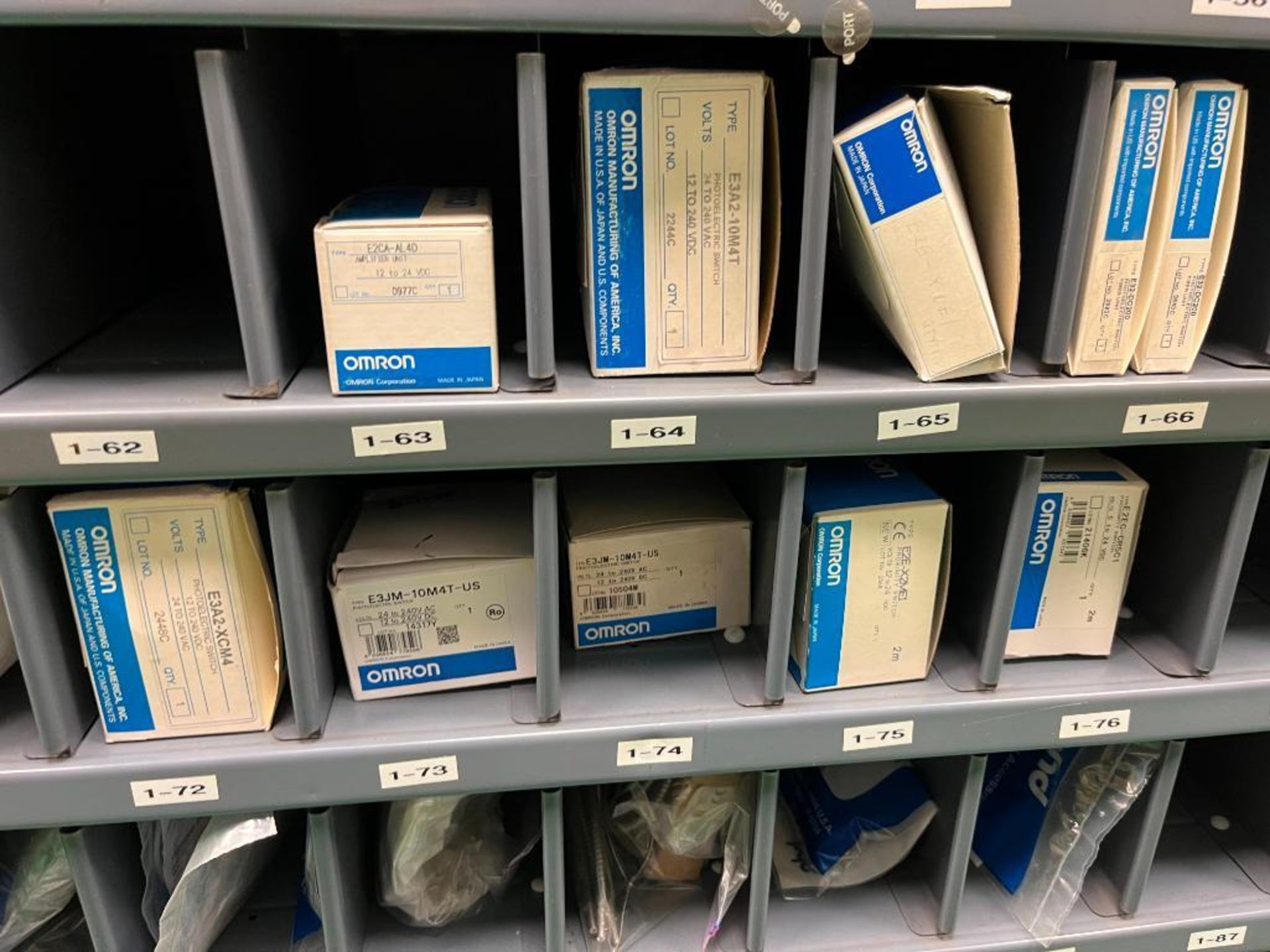 Contents of Maintenance Repair Room; Electrical Wire, Fittings, Chain, Breakers, Relays, Plug Ends, - Image 6 of 65