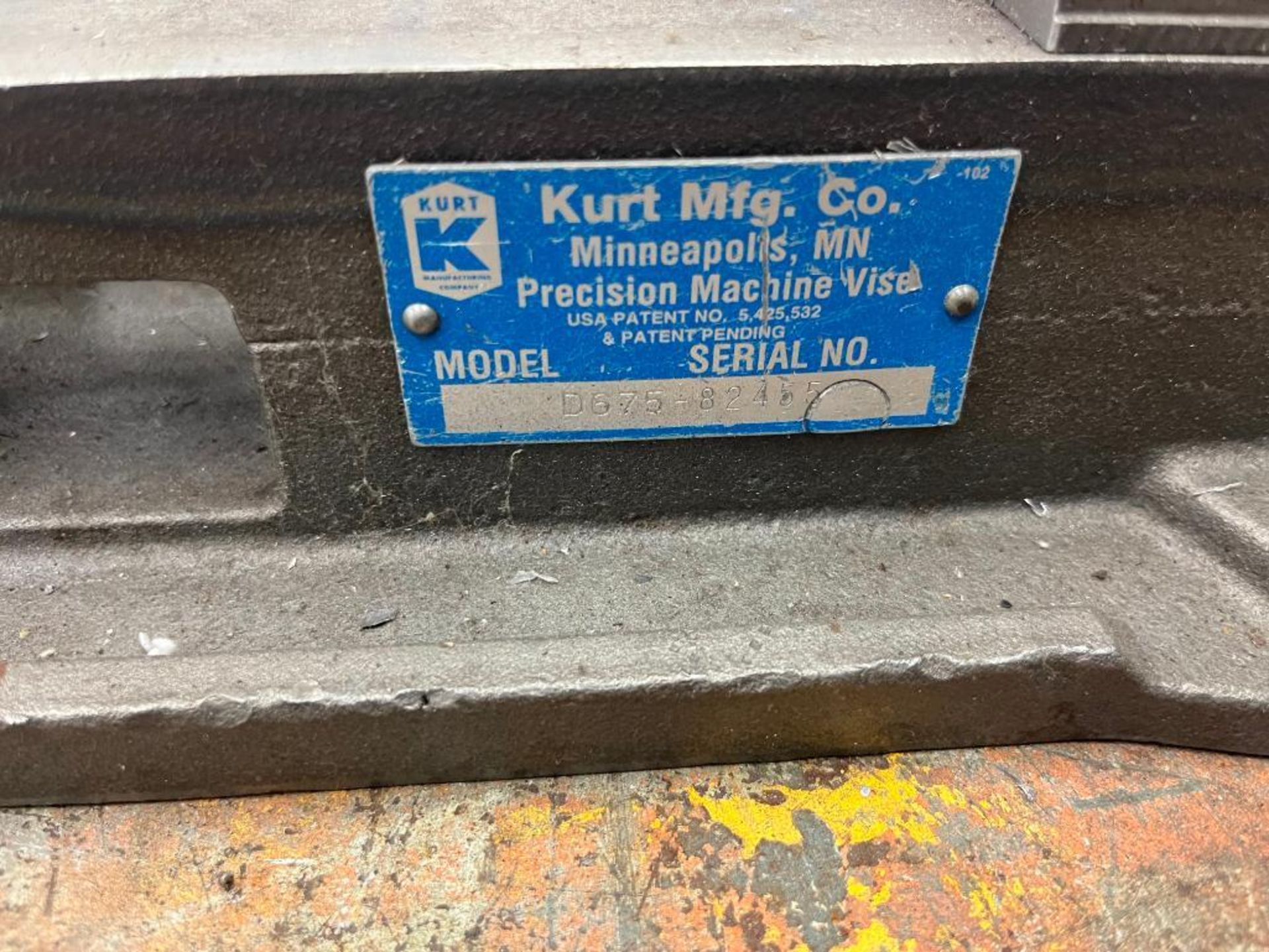 Kurt 6" D675 Rotary Table Machine Vise - Image 3 of 3