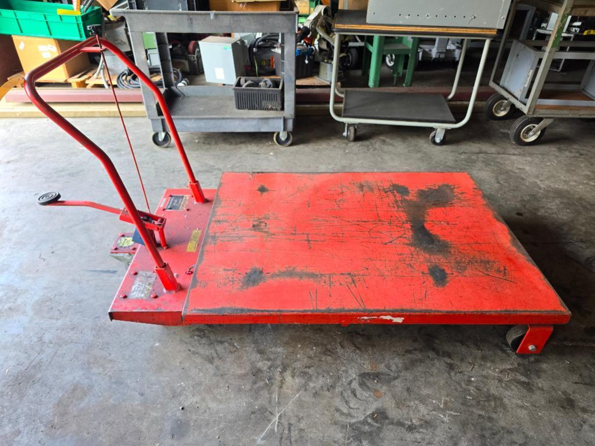 Presto Hydraulic Lift Table, 1,000 LB. Capacity, 48" X 36" Table