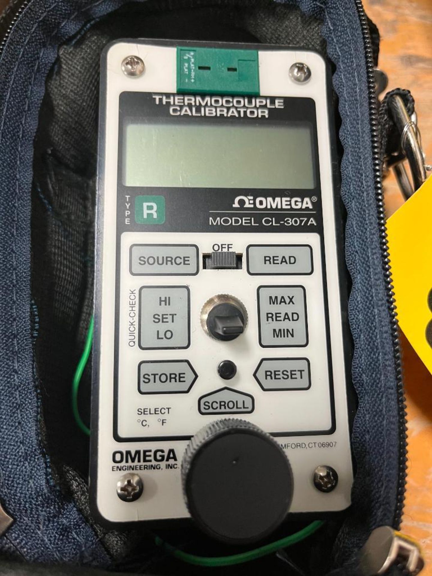 Omega Thermocouple Calibrator, Model CL-307A - Image 3 of 3