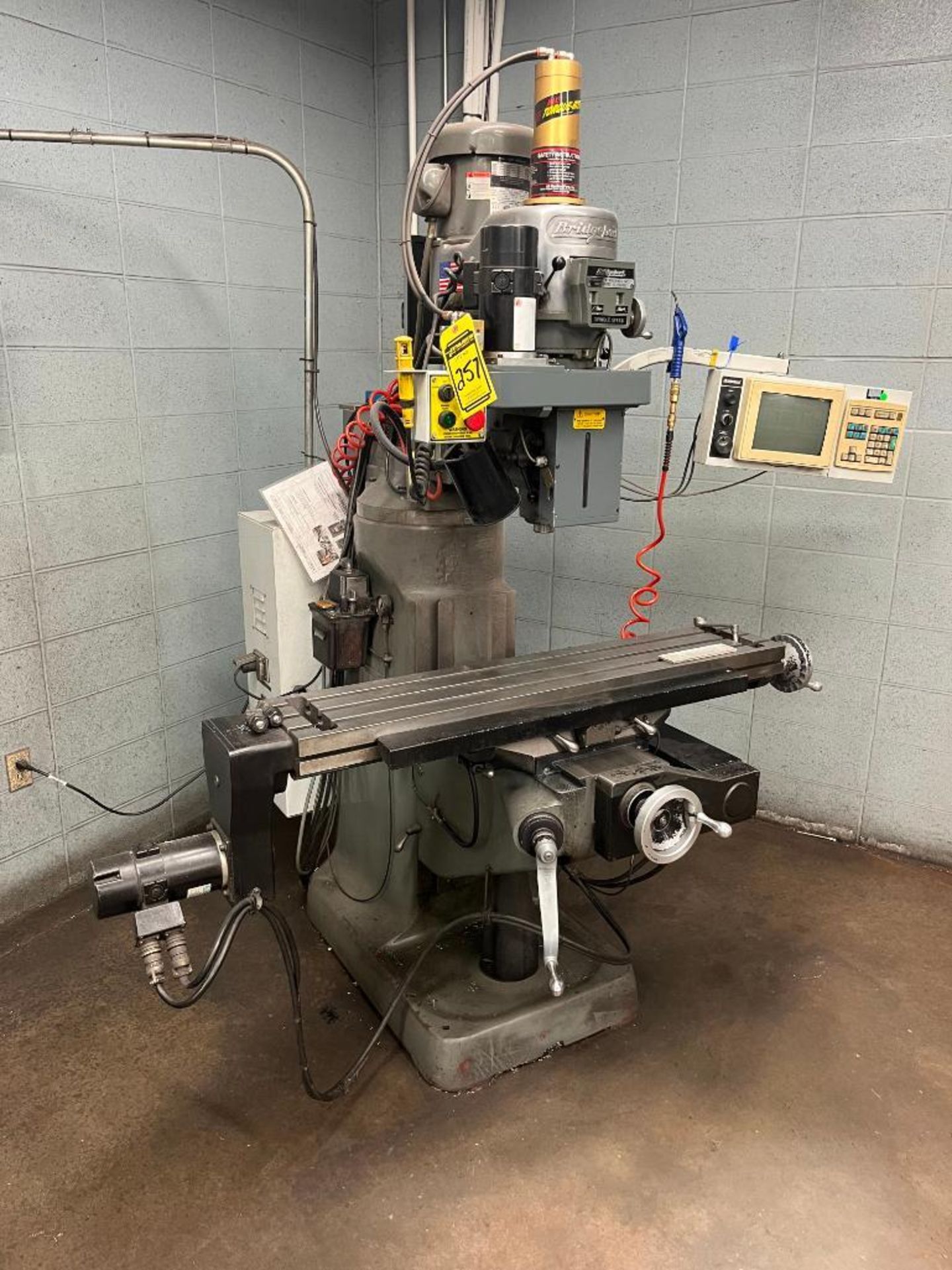 Bridgeport Ez-Trak Milling Machine, Drive S/N 169095, 2-Axis DRL, 2 HP, 48" X 9" Table - Image 2 of 9